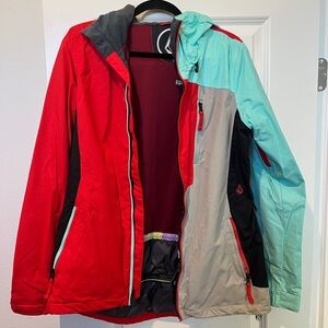 Volcom Multicolor Ski & Snowboard Winter Jacket